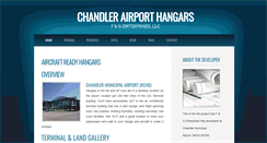 Desktop Screenshot of chandlerairporthangars.com