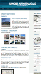 Mobile Screenshot of chandlerairporthangars.com